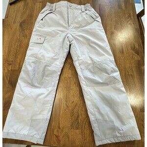 Gray Snow Ski Snowboard Pants Winter Sports unisex  YM 10/12 Tall outerwear snow